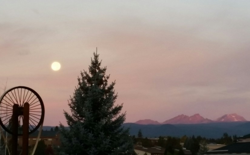 Moon and Mountains